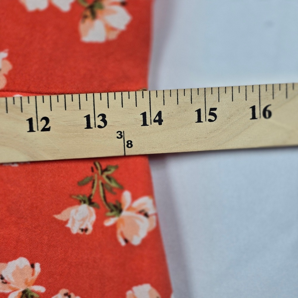 Old Navy Floral Print Dress Woman Small Tall Smocked Sleeveless Babydoll Cottage - Picture 10 of 12